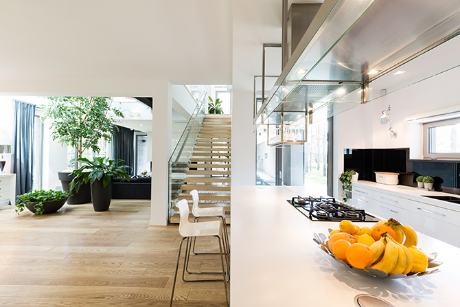 OPEN PLAN LIVING SPACE