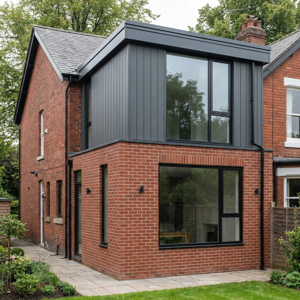 double-storey extension in the UK